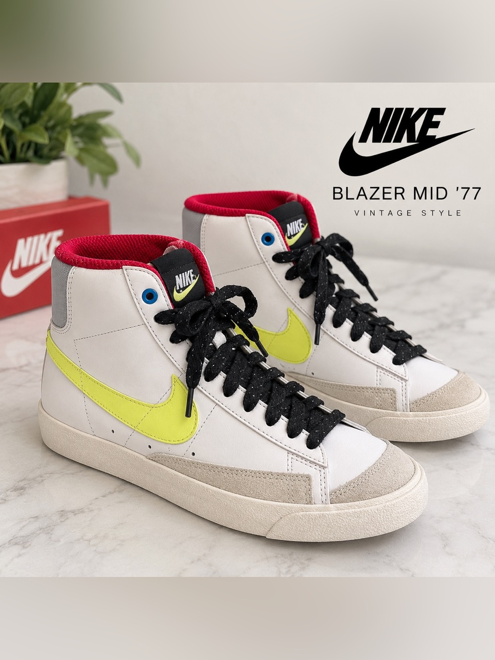 Nike Blazer Mid ’77 Vintage high-top sneakers Youth 6Y/women’s 7.5